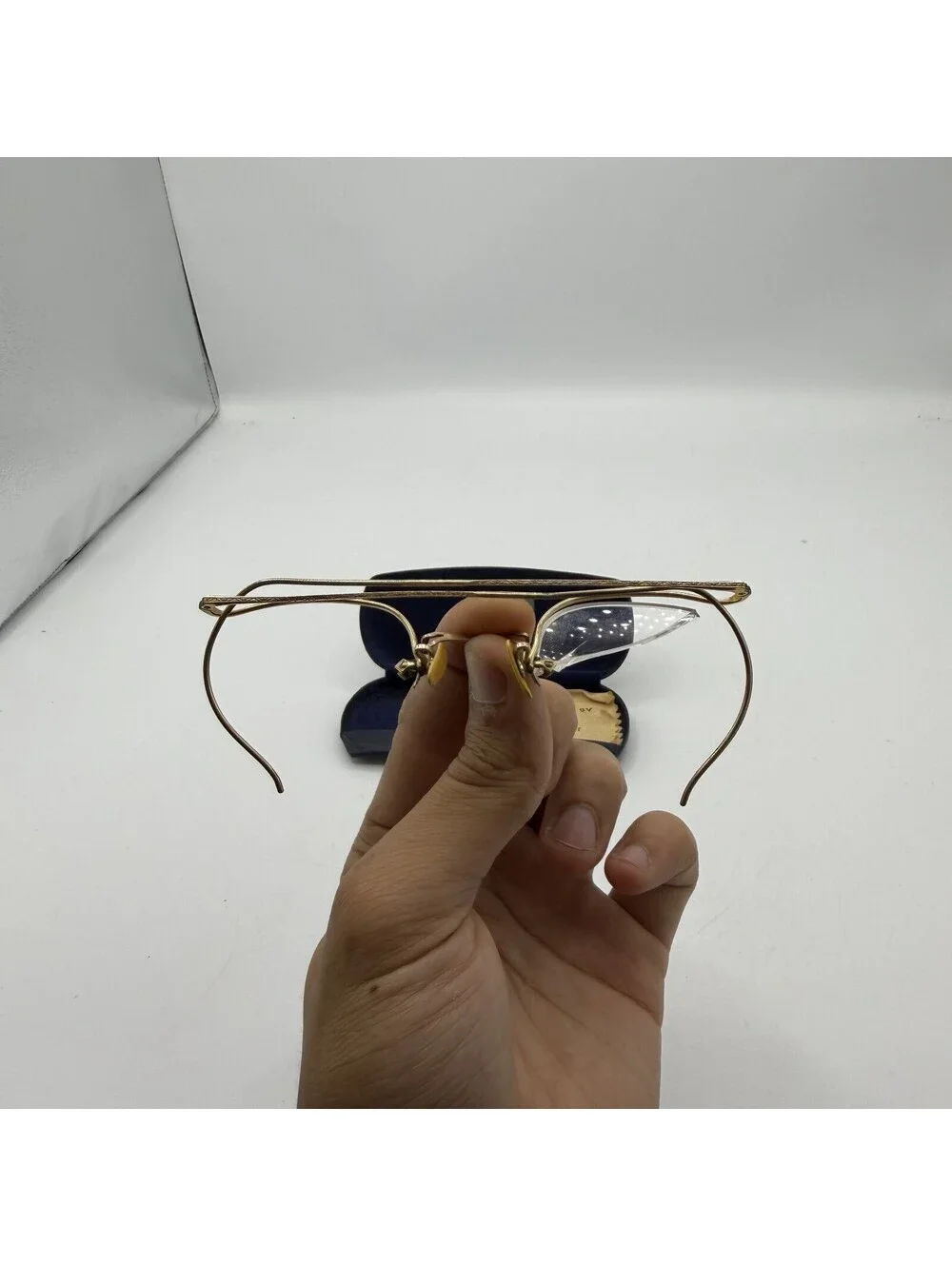 vintage Gold Filled Glasses 12k Concordia Optical Co. wire-rimmed spectacles 8.8